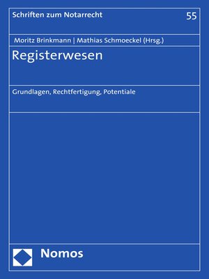 cover image of Registerwesen